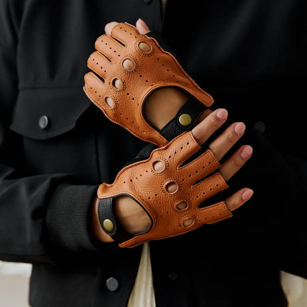 guantes de mujer con dedos abiertos