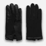 guantes negros para hombre