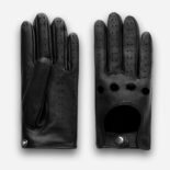 guantes de coche negros para hombre