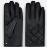 guantes de cuero ecológico acolchados
