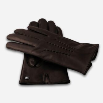guantes de hombre clásicos marrones
