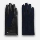 guantes de cuero con gamuza