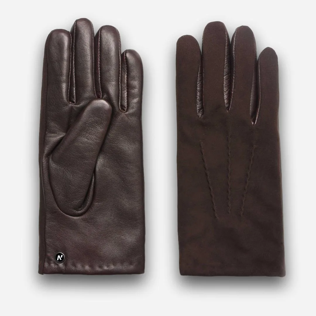 guantes de gamuza para hombre