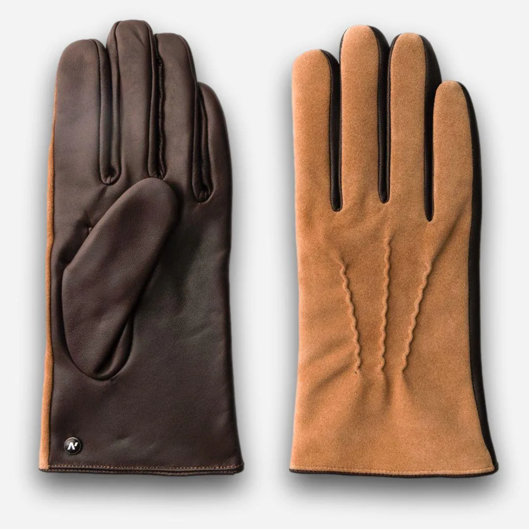 guantes de gamuza para hombre