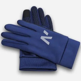 guantes deportivos azules para hombre
