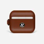 caja de airpods marrón
