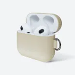 funda para airpods beige